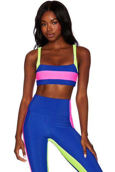 BEACH RIOT BRA MARLENE TOP ELECTRIC BEACH COLORBLOCK